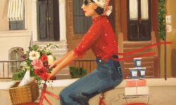 puzzle 1000 pieces femme velo OK