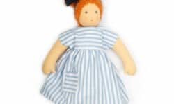 Poupee Nora made in germany laine et coton biologique