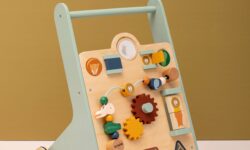 chariot de marche trotteur enfant 1 an en bois