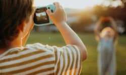 Kidycam appareil photo vert clair etanche