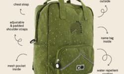backpack large dino trixie
