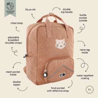 sac a dos grand format chat trixie