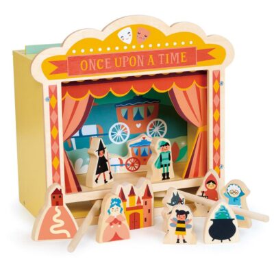 theatre en bois aimants histoires