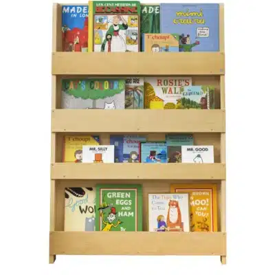 bibliotheque-enfant-bois-naturel montessori