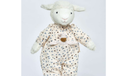doudou agneau ludwig avec doudou coton cadeau bebe naissance
