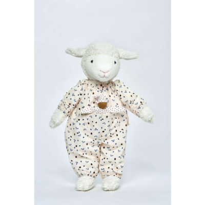 doudou agneau ludwig avec doudou coton cadeau bebe naissance