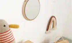 miroir lapin bebe chambre enfant en bois made in france
