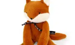 peluche-renard-meloe-mailou made in france 56 cm