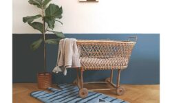 tapis tigre bleu