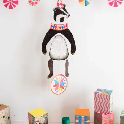 blaireau mobile enfant