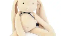 mailou peluche made in france lapin meloe creme 56 cm
