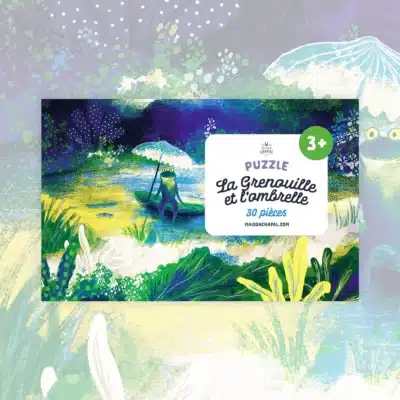 puzzle enfant la grenouille 30 pieces made in belgique