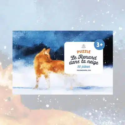 puzzle enfant le renard 30 pieces made in belgique