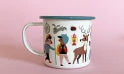 tasse illustration camping ingela arrhenius email cadeau dos