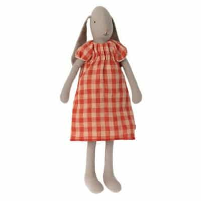 Lapin Bunny taille 3 Robe carreaux Maileg