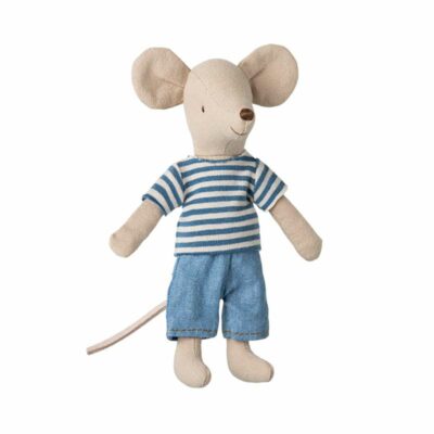 Louimax souris maileg tee shirt rayures et jean