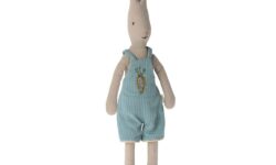 lapin-taille-2 maileg salopette bleu carotte