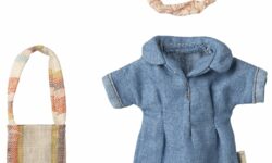 vetements souris maileg robe denim sac bandeau