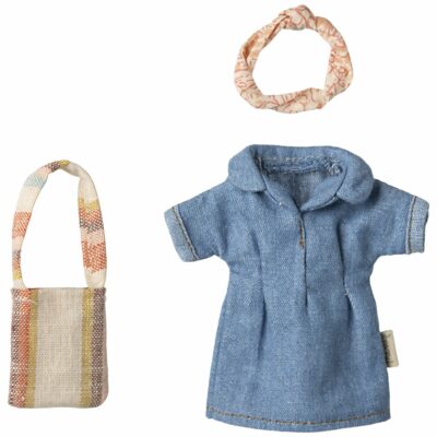 vetements souris maileg robe denim sac bandeau