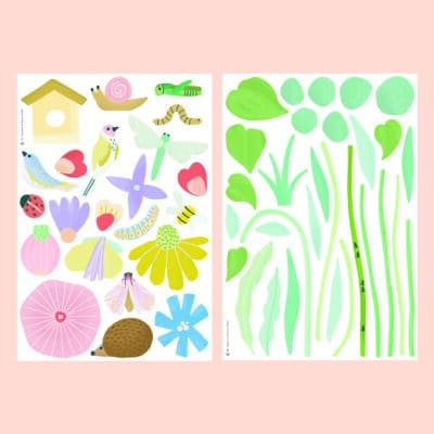 Ma cabane à rêves : magnets le jardin