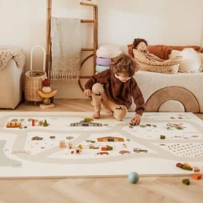Play & Go : Tapis de jeu réversible EVA la Ferme