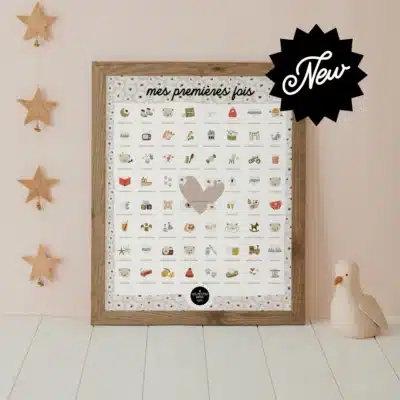 Affiche à personnaliser Les Petites Dates : mes premières fois, version ourson