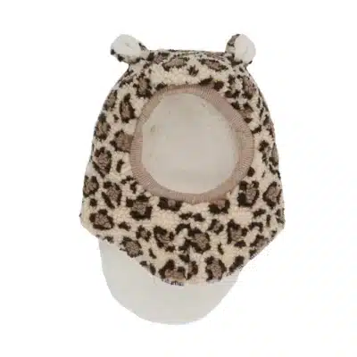 Rien que des bêtises : cagoule velours léopard