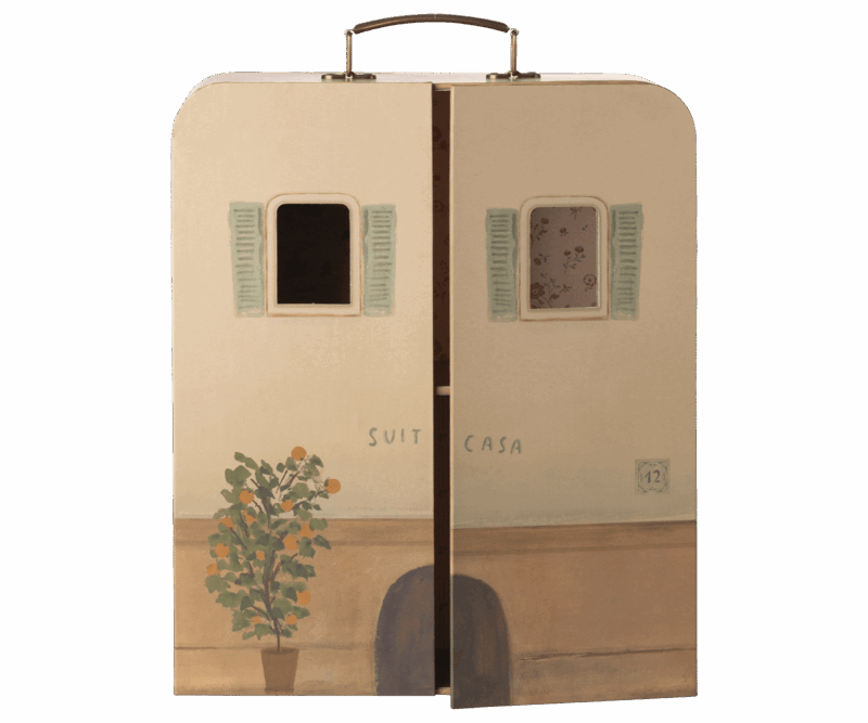 suitcasa mini maison souris maileg