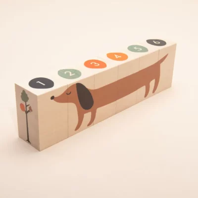 Uncle Goose : Puzzle cubes chien