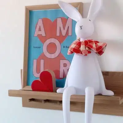 Rose in April : lampe de chevet Joseph le lapin