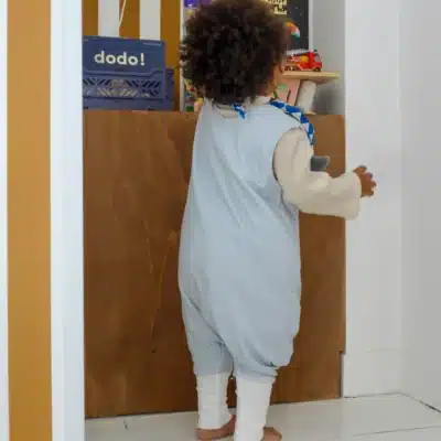 Tante Reine : gigoteuse à pieds été pistache 2-4 ans