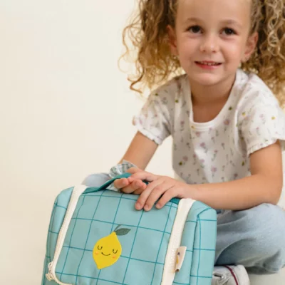 Cotton cloud : trousse de toilette bleue