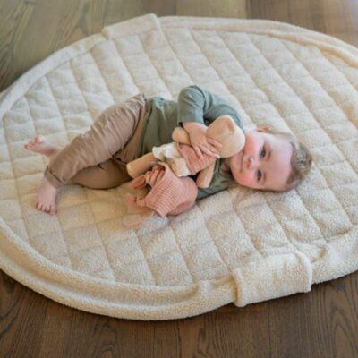 Play & Go : tapis d'éveil & sac Oak teddy écru