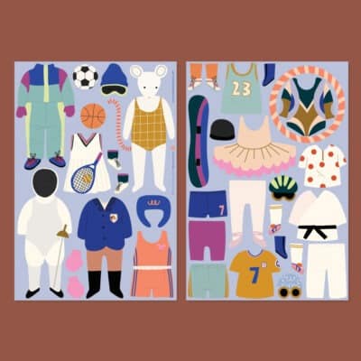 Ma cabane à rêves : magnets les sports